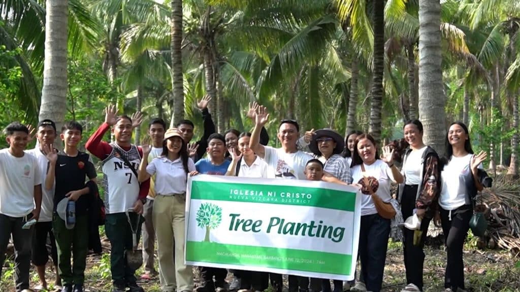 Brethren in Nueva Vizcaya conduct tree-planting