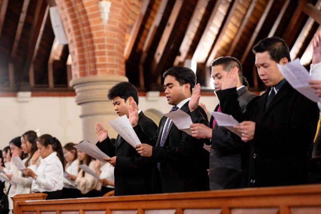 New officers in recently established Britain North District take oath