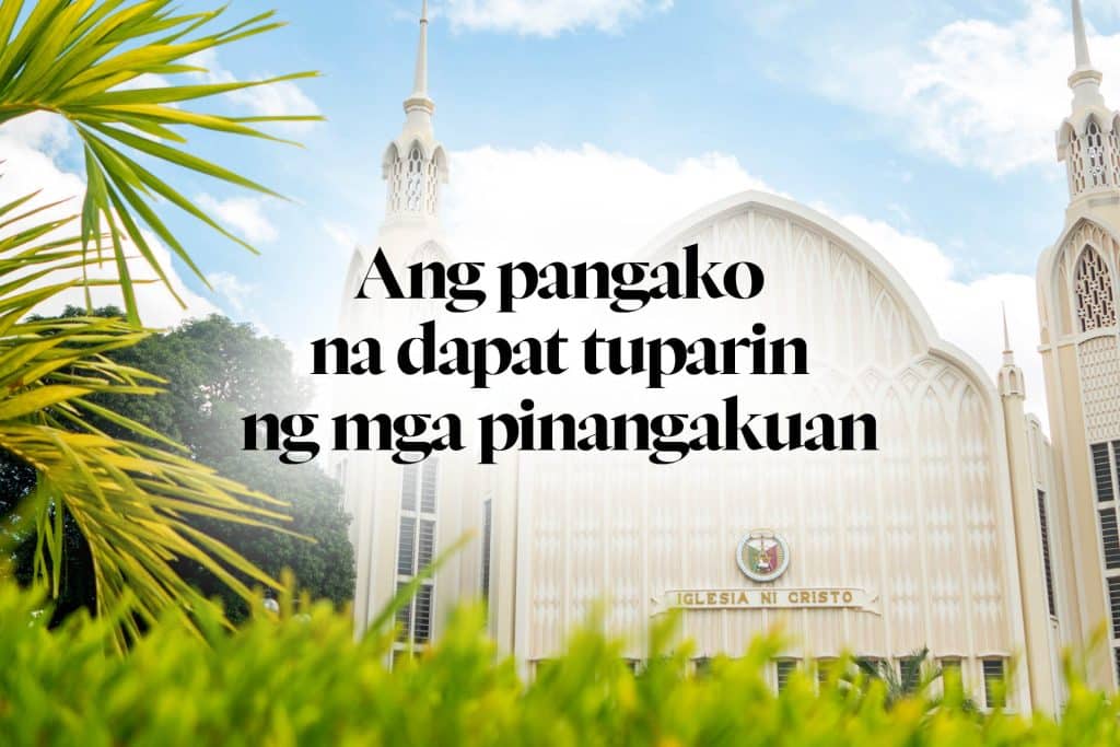 Ang pangako na dapat tuparin ng mga pinangakuan