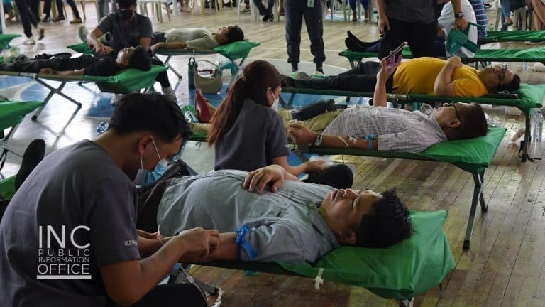 A truly noble and good example of community support blood donation drive in Bataan