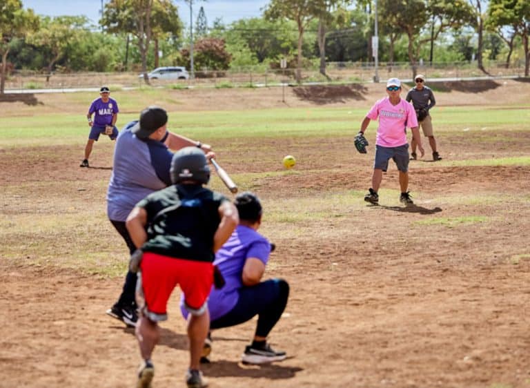 Hawaii-Pacific Unity Games brings together softball, flag football enthusiasts